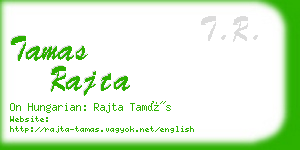 tamas rajta business card